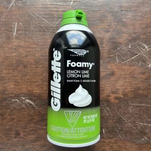 Gillette Foamy Lemon Lime Shave Foam, 11oz